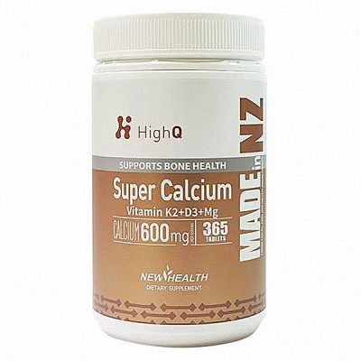 HighQ Super白金钙钙片 K2+D3+ Mg 365粒